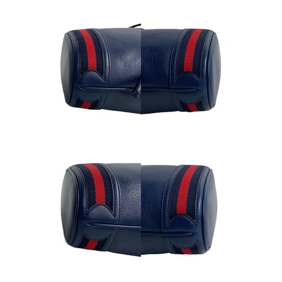 GUCCI Red Leather Shoulder Bag - Picture 7 of 8